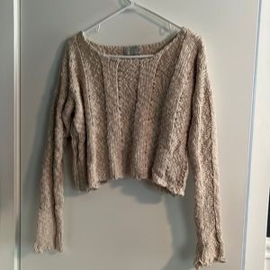 Crop top sweater